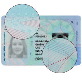 Model 2014 vreemdelingen identiteitsbewijs fijne lijnstructuren en patronen