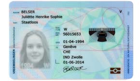 Model 2014 Vreemdelingen identiteitsbewijs voorkant