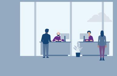 vluchtelingen melden zich aan