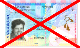 Vreemdelingen Identiteitsbewijs Model 2006 (voorkant) niet meer in omloop