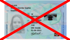 Vreemdelingen Identiteitsbewijs Model 2012 (voorkant) niet meer in omloop