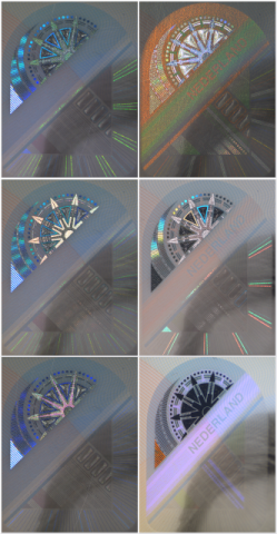 Echtheidskenmerk kinegram 