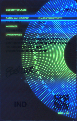Echtheidskenmerk UV bedrukking 