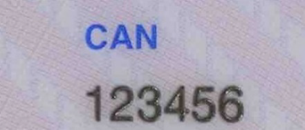 Echtheidskenmerk CAN