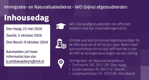 Banner inhouse dagen 2026